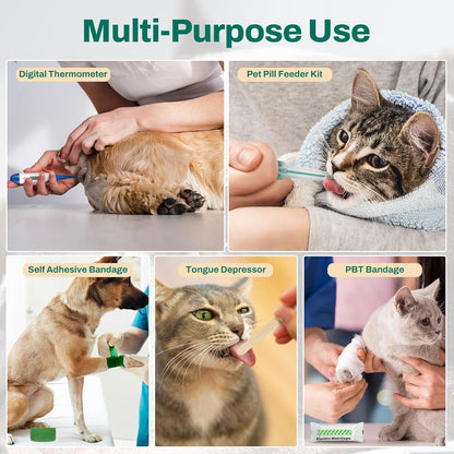 RHINO RESCUE Bundle - Pet First Aid Kit+ First Aid Kit for Home