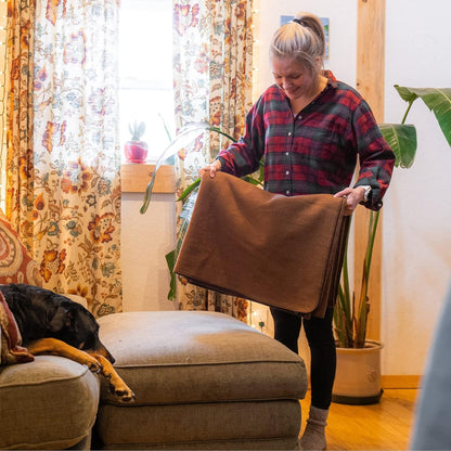 Arcturus Camel Wool Blanket and Carry Straps Bundle