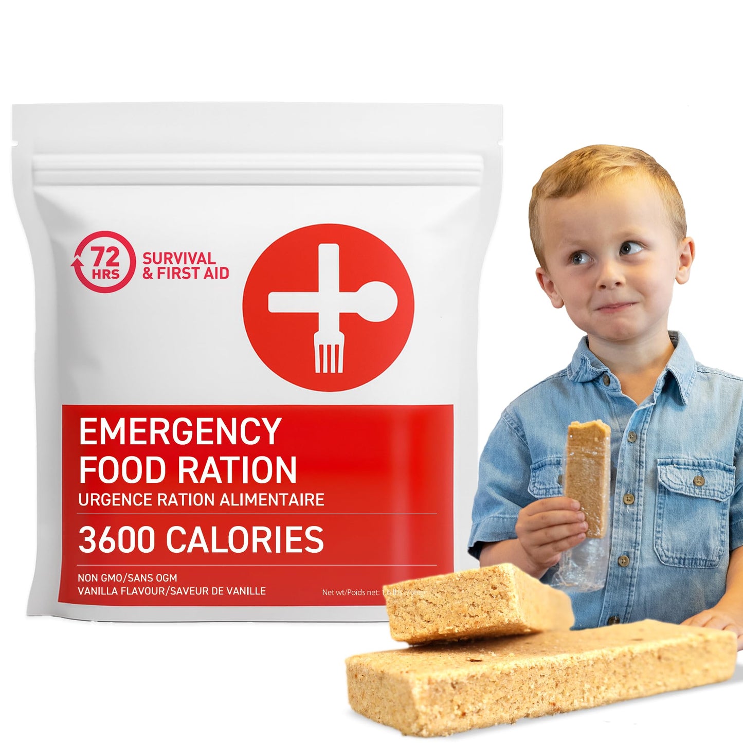 72 HRS Food Rations, Emergency Food Rations, Rations Emergency 3600 Calories for 72 Hours, 5 – Year Shelf Life, Emergency Food