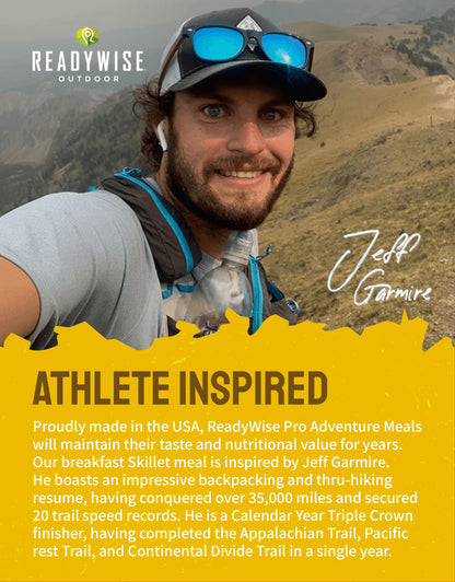 ReadyWise Outdoor Pro Adventure Meal - Country-Style Chicken Pot Pie, 2 Servings, 1 Pouch, 900 Calories, 30g Protein, Freeze Dried Food & Dehydrated Backpacking Camping Meals, up to 5 Year Shelf Life