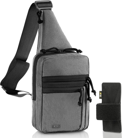 M-Tac LEFT-HANDED Tactical Sling Bag for Men with Holster