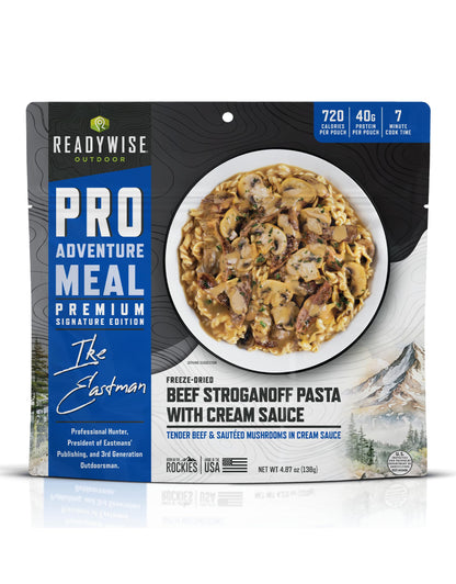 ReadyWise Outdoor Pro Adventure Meal - Country-Style Chicken Pot Pie, 2 Servings, 1 Pouch, 900 Calories, 30g Protein, Freeze Dried Food & Dehydrated Backpacking Camping Meals, up to 5 Year Shelf Life