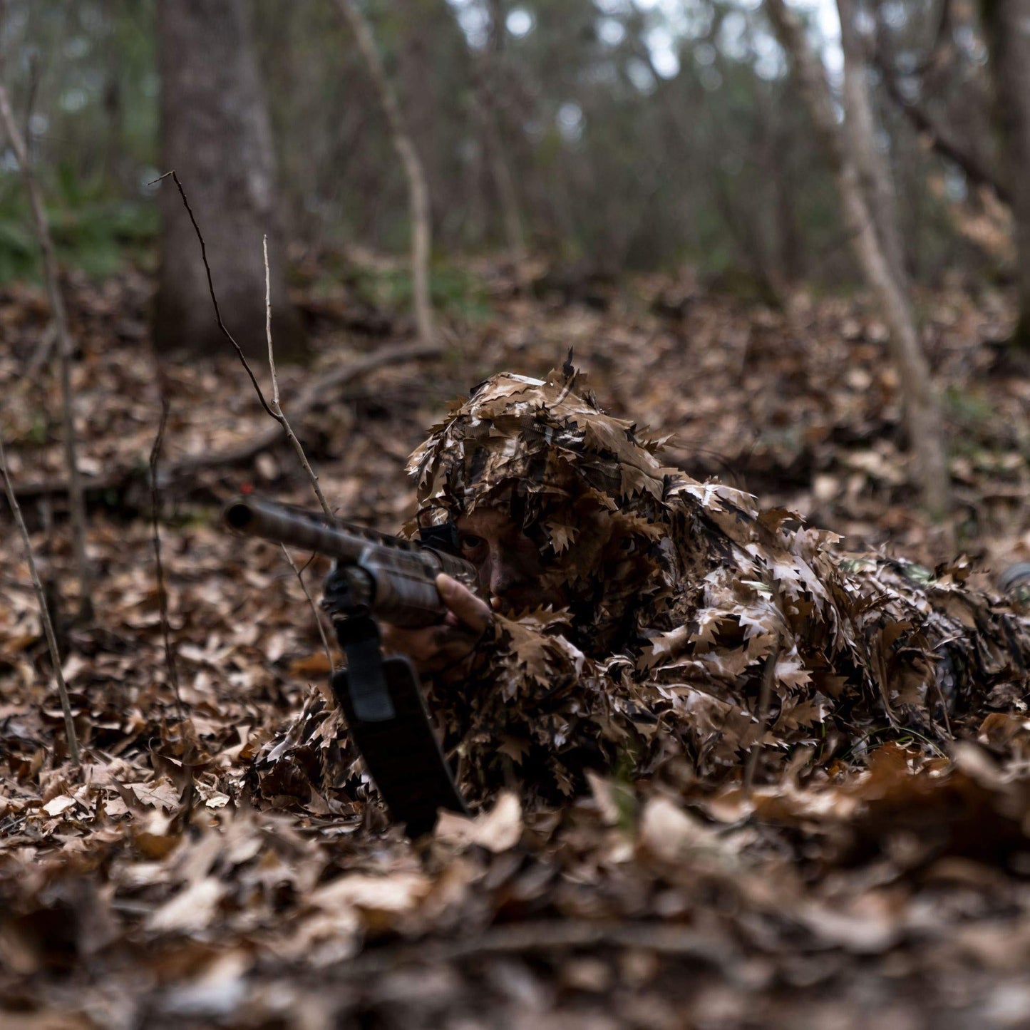 Arcturus 3D Leafy Ghillie Suit -1,000 Laser-Cut Leaves | Lightweight, Breathable Camouflage for Hunting, Paintball & Airsoft