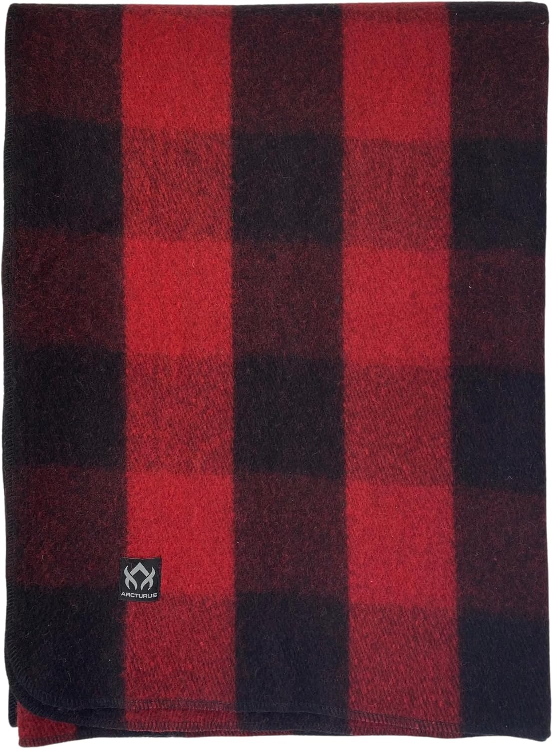 Arcturus Red Buffalo Wool Blanket and Carry Straps Bundle