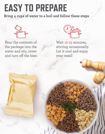14 Day ReadyWise Emergency Food Supply - 14 Day, 150 Servings Emergency Freeze Dried Food Bucket, Protein Meals, Camping Essentials, Survival Kit, Disaster Prepping Supplies, 25 Year Shelf Life + ReadyWise Emergency Food Supply-88 Servings Meat & Rice…