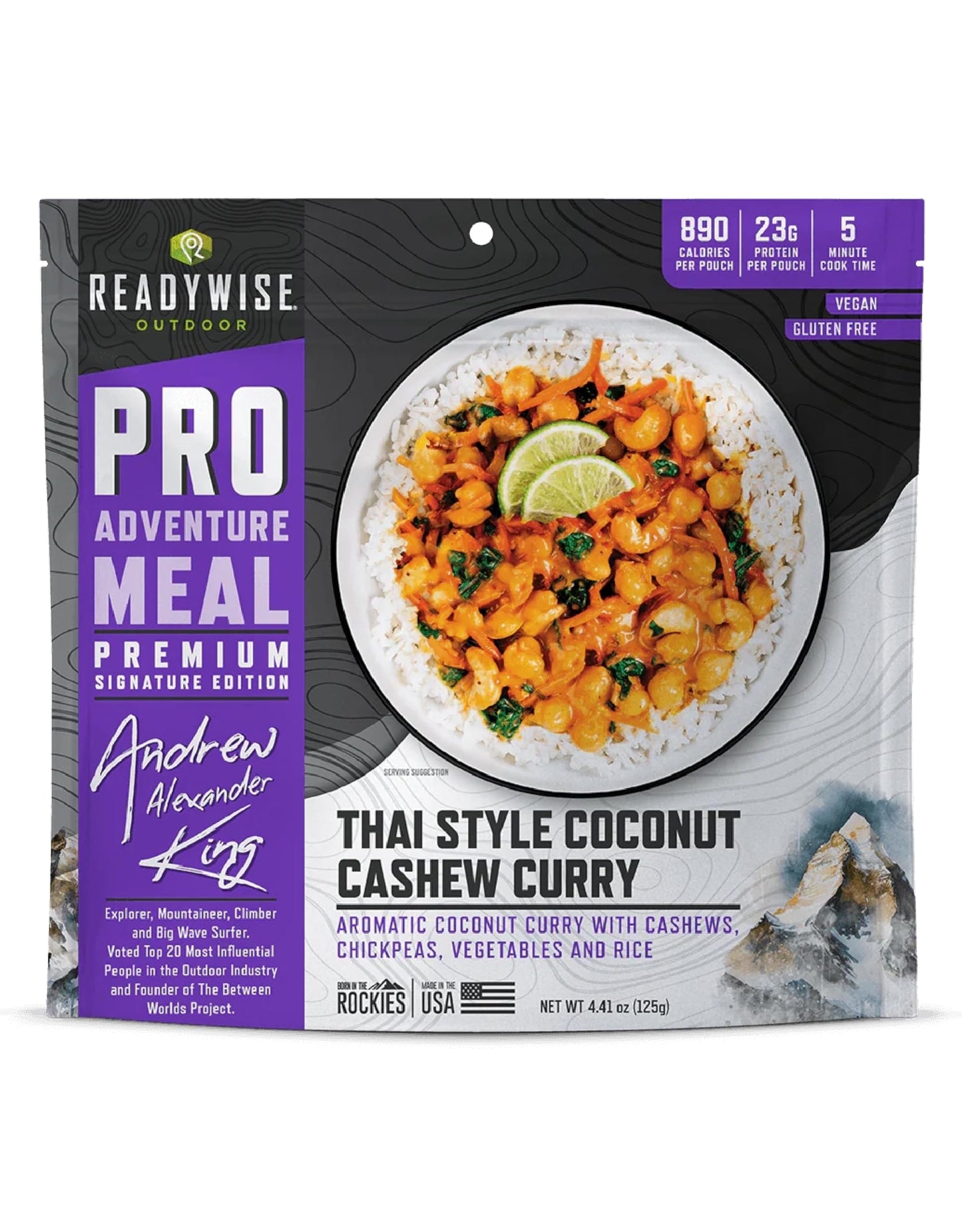 ReadyWise Outdoor Pro Adventure Meal - Breakfast Skillet, 2 Servings, 1 Pouch, Gluten Free, 700 Calories, 36g Protein, Freeze Dried Food & Dehydrated Backpacking Camping Meals, up to 5 Year Shelf Life