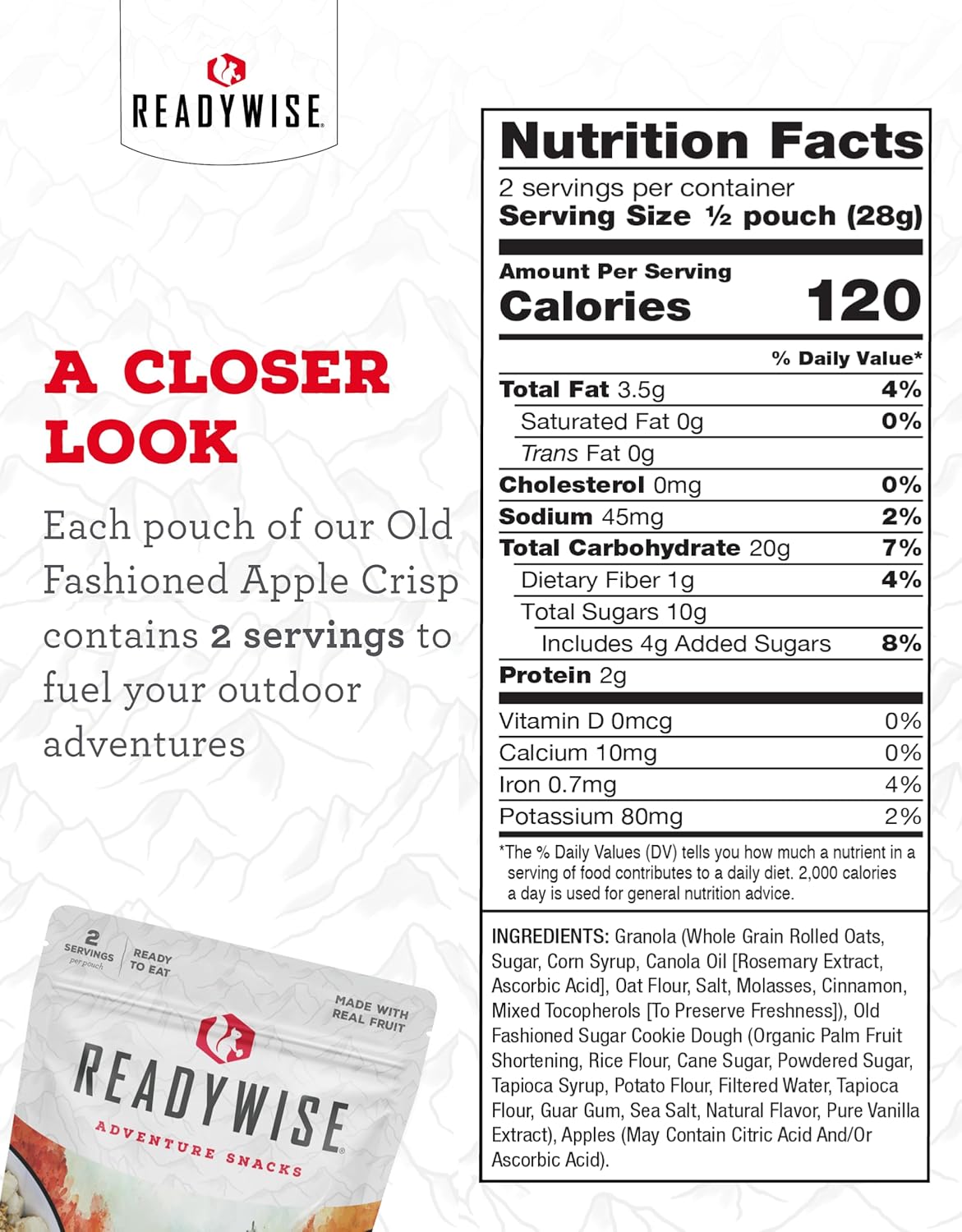 ReadyWise Outdoor Trail Treats 6 pack