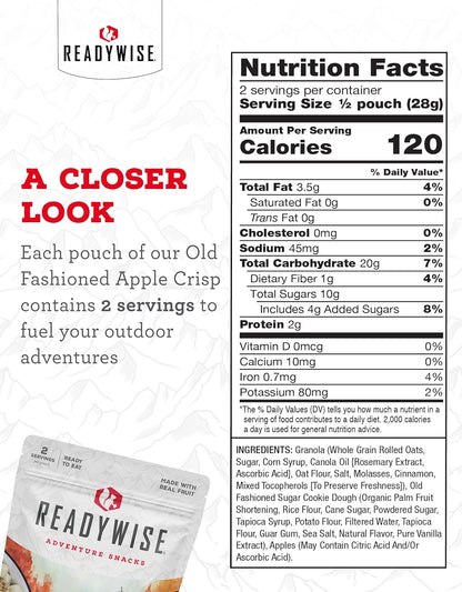 ReadyWise Outdoor Trail Treats 6 pack