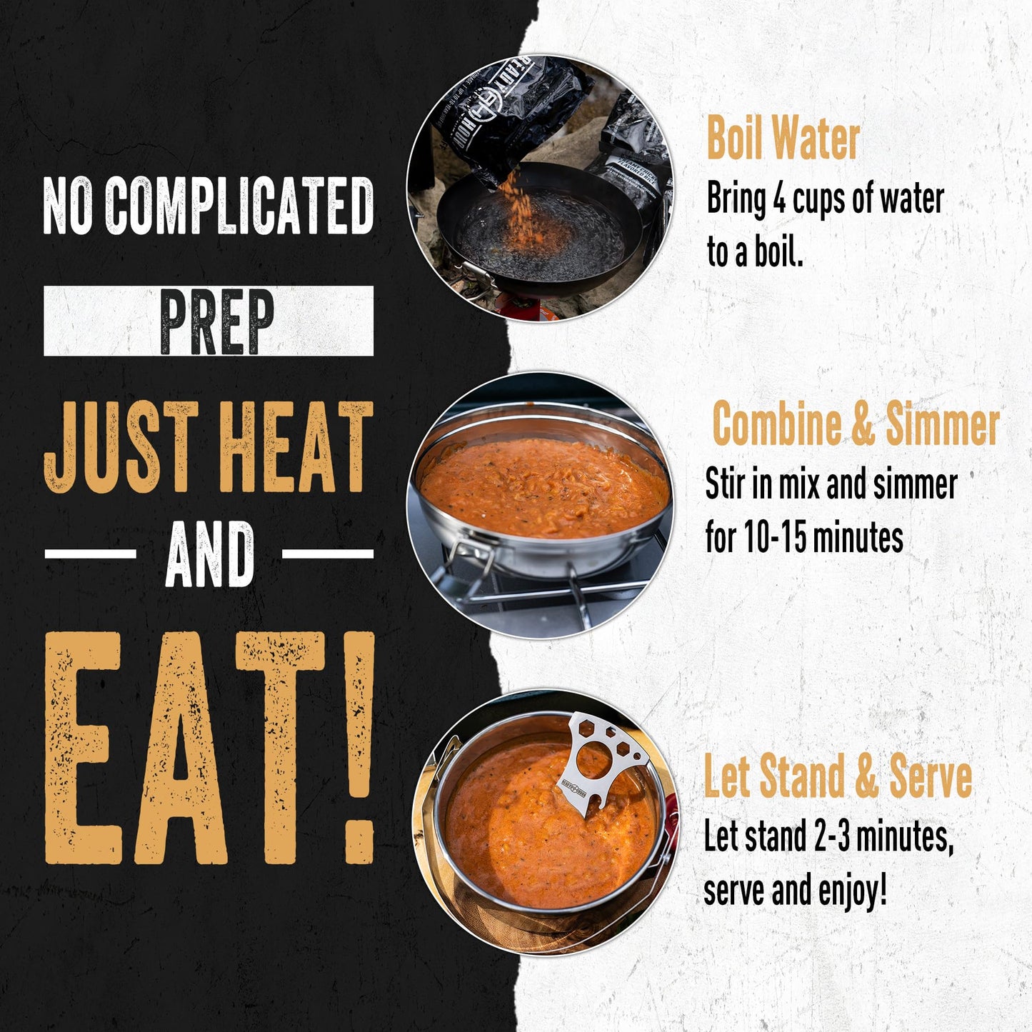 Ready Hour Homestyle Potato Soup Case Pack – 24 Servings (6 Pouches) – Freeze-Dried Soup, Emergency Survival Food, Long-Term Storage, Dehydrated Bulk Meal, Prepper Pantry Essential