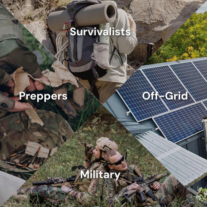 Aquatabs 397mg Water Purification Tablets (100 Pack) and Thyrosafe 65 mg Potassium Iodide Tablets (20 Pack) - Emergency Kit for Radiation and Water Treatment - Portable Survival Kit