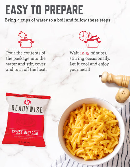 ReadyWise Emergency Food Supply - 120 Servings Favorites Sample Bucket, Survival Food Kit, Freeze Dried Prepper Food & Dehydrated Meals for Camping Essentials & Backpacking, up to 25 Year Shelf Life