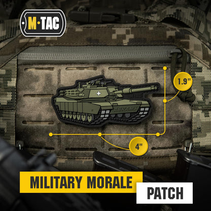 M-Tac Morale Patch ABRAMS (PVC)