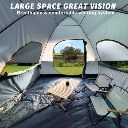 UNP SUV Dome Tent for Camping, Outdoor 6 Person Car Camping Tent, Easy Set Up SUV Tailgate Tent with Rainfly 10' x 10' Vehicle Camping Tent | for Camping, Outdoor, Car Camping Tent, Easy Set Up, SUV Tailgate Tent, with Rainfly