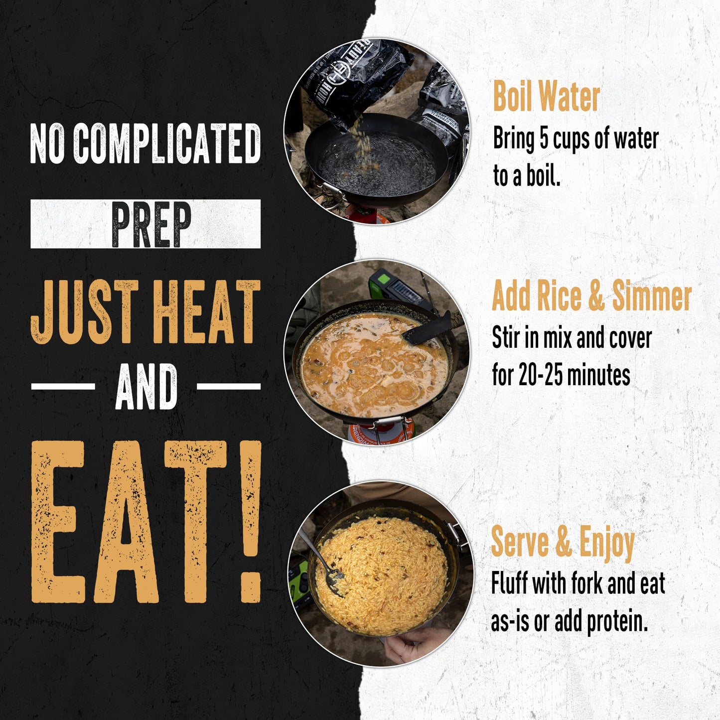 Ready Hour Mac and Cheese Case Pack (24 Servings), Freeze-Dried, Mac and Cheese Bulk, Survival Emergency and Real Non-Perishable Food, Long-Term Storage Food, 25-Year Shelf Life