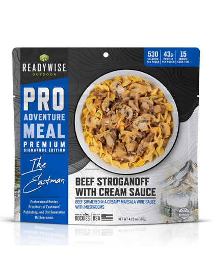 ReadyWise Outdoor Pro Adventure Meal - Breakfast Skillet, 2 Servings, 1 Pouch, Gluten Free, 700 Calories, 36g Protein, Freeze Dried Food & Dehydrated Backpacking Camping Meals, up to 5 Year Shelf Life