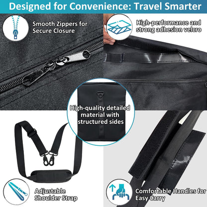 Faraday Bag for Large Electronics, Military-Grade XL Faraday Bag Protection For RF Shielding, Signal Blocking, Privacy, Signal-Blocking, Anti-tracking, Faraday Cage With 2 Detachable Faraday bags