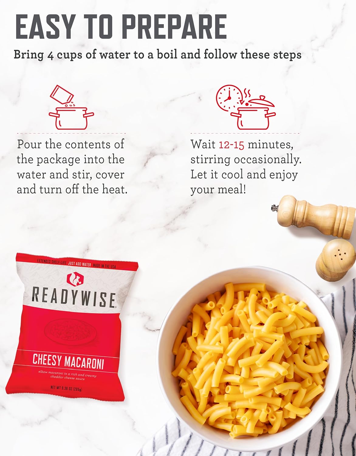 14 Day ReadyWise Emergency Food Supply - 14 Day, 150 Servings Emergency Freeze Dried Food Bucket, Protein Meals, Camping Essentials, Survival Kit, Disaster Prepping Supplies, 25 Year Shelf Life + ReadyWise Emergency Food Supply-88 Servings Meat & Rice…