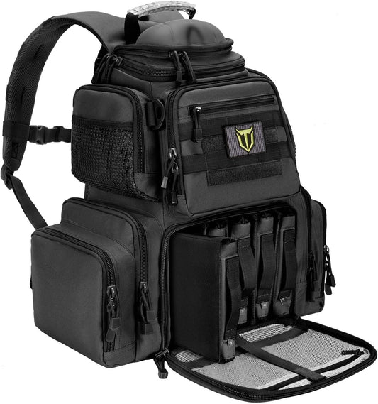 TIDEWE Tactical Range Backpack Bag for Gun and Ammo with Pistol Case