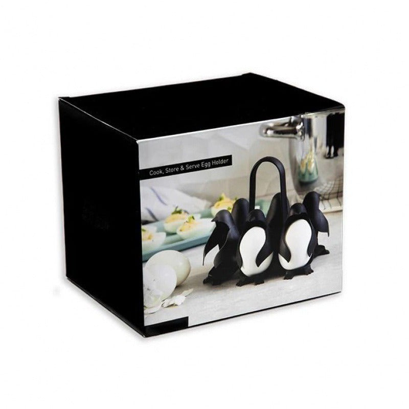 Creative and Cute Little Penguin Home Egg Cooking Device Egg Refrigerator Storage Combination Egg Holder God