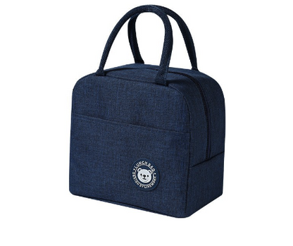 Fashion simple portable insulation bag waterproof fresh-keeping aluminum foil lunch box bag small lunch bag travel cooler bag