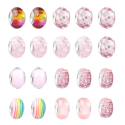 Cartoon Pink Set DIY Handmade Jewelry Children's Bracelet Women's Exquisite Gift Box Gift Bracelet