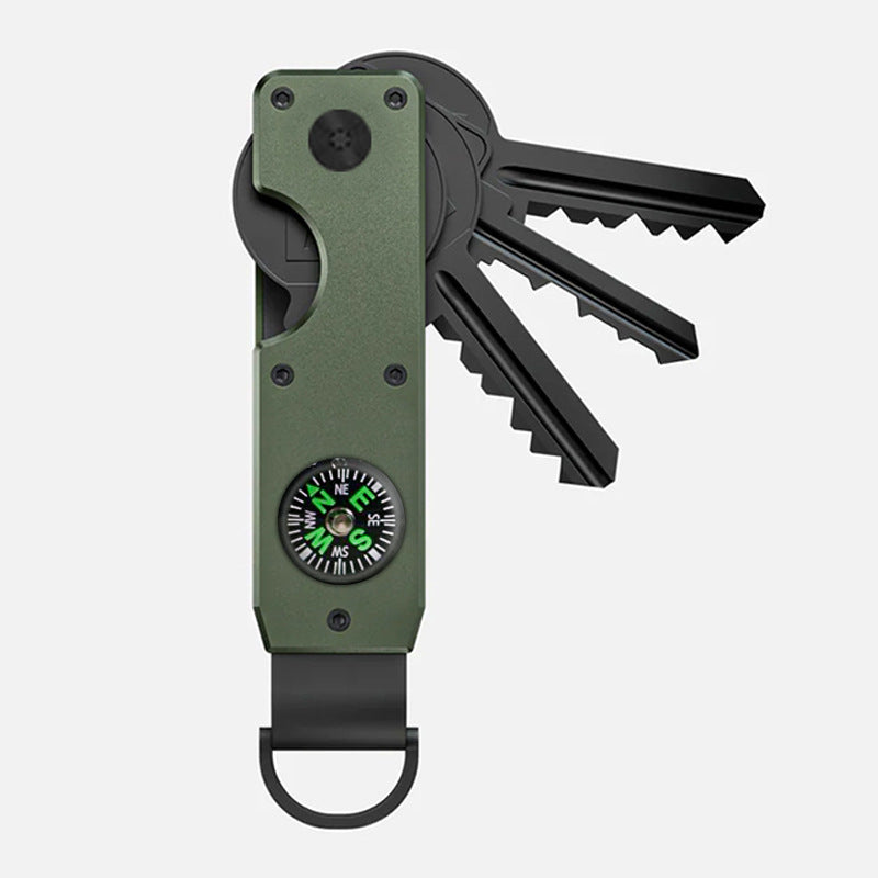 Keychain metal keychain aluminum alloy key storage keyclip