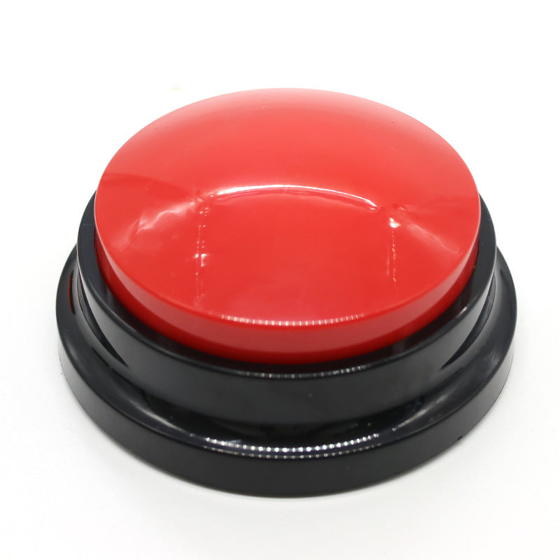 Dog Talking Button Pet Communication Key Sound Maker Cat Bell Toy Supplies Voice Recording Training Device