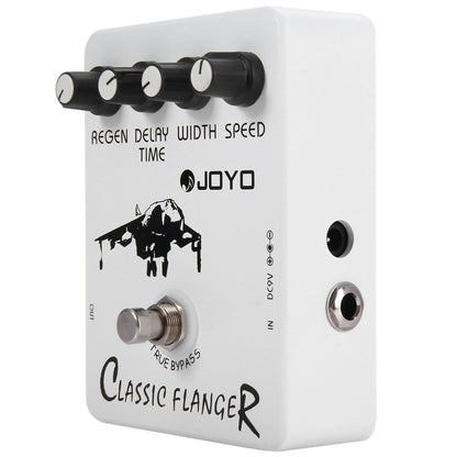 JOYO JF - 07 True Bypass Design Vintage Phase Guitar Effect Pedal with 4 Adjustable Knobs