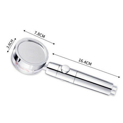 Onder Druk Douchekop Shower Nozzle Water-saving Flow 360 Rotating High-pressure Nozzle With Small Fan