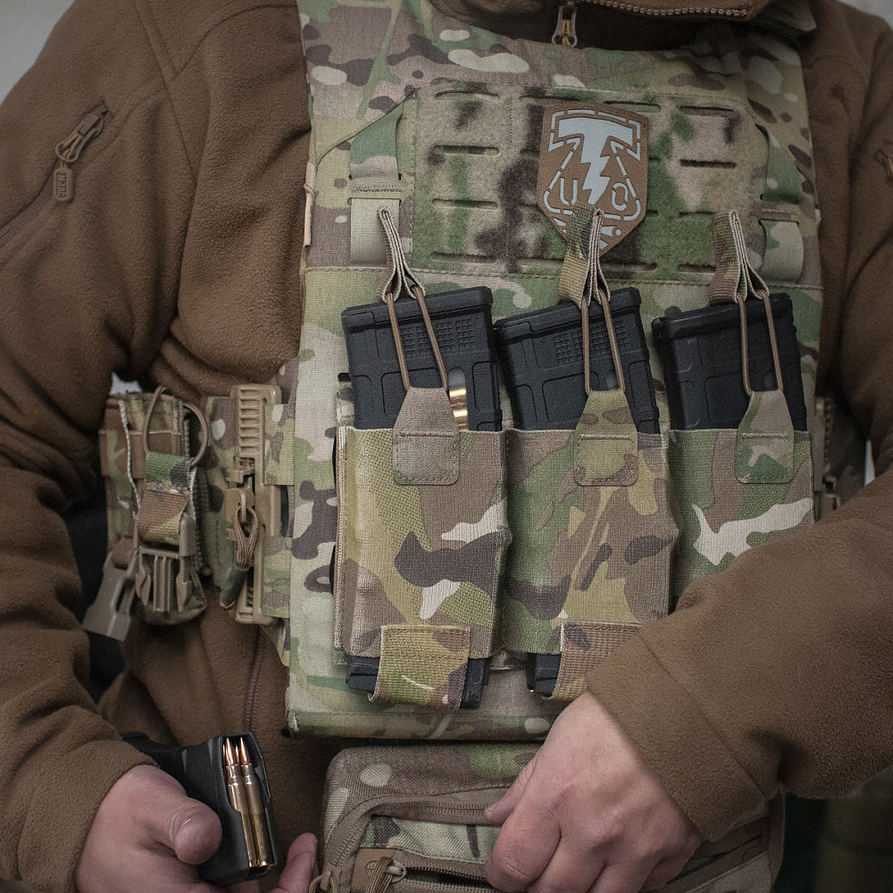 M-Tac Elastic Triple Mag Pouch Elite