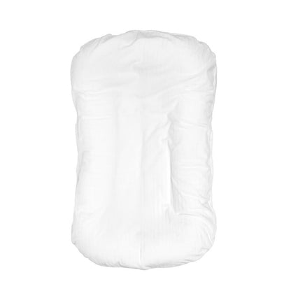 Flat weave fine cloth cover for baby lounge chair, soft organic cotton cover, newborn biomimetic bed, travel portable small bed