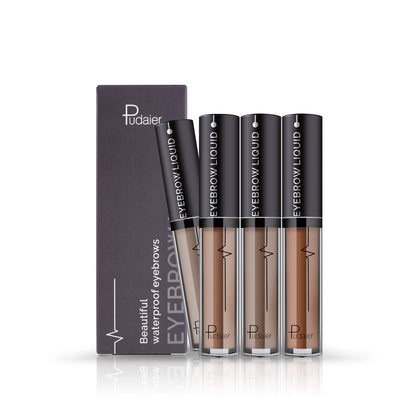 Pudaier 24Hour Waterproof Non-Fading Eyebrow Liquid Semi-Permanent Magic Eyebrow Cream