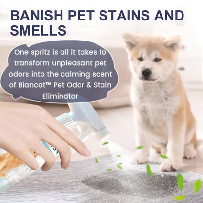 Pet Odor & Stain Eliminator, Clean Dog And Cat Body Odor Feces Odor Removal Indoor Fresh Deodorizer