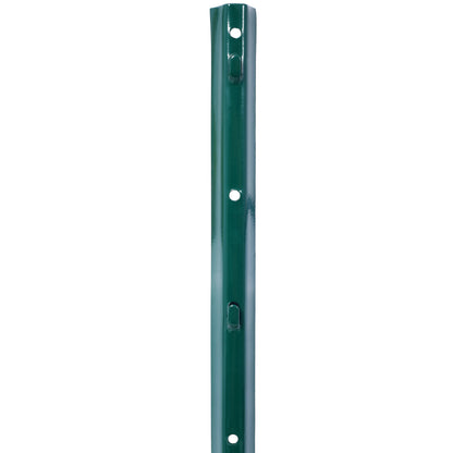 Fence post 3-foot-10 pack, heavy-duty metal fence post with U-shaped groove