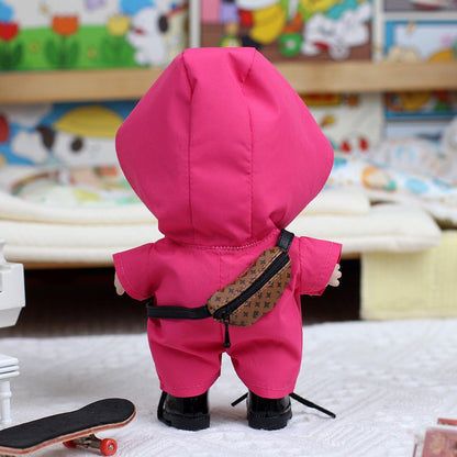17cm Labrador Macaron Pendant Doll Hoodie Outdoor Sports Hoodie Stormtrooper