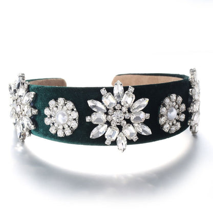 Retro Baroque Pearl Water Diamond Hair Accessories