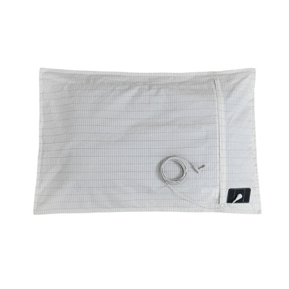 Earthing Ground Pillow Case For Health & EMF Protection Improves Sleep Conductive Silver Fiber Cotton Pillowcase