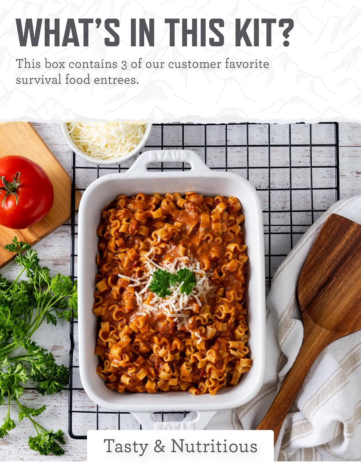 ReadyWise Emergency Food Supply - 18 Servings Favorites Box, Survival Food Kit with Freeze Dried Prepper Food & Dehydrated Meals, Camping Essentials for Backpacking & Hiking, up to 25 Year Shelf Life