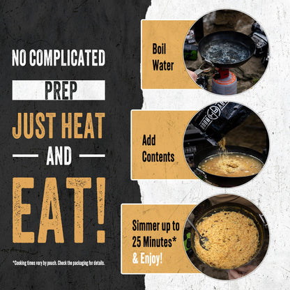 Ready Hour 72-Hour Emergency Food Kit Sample - Survival Meals Variety Pack for Disaster Prep, Freeze-Dried/Dehydrated Camping Food, Bug Out Bag MRE Alternative, Preparedness & Power Outage Supplies