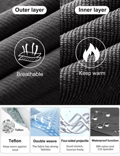 FREE SOLDIER Men's Tactical Water Repellent Ripstop Cargo Work Pants Men Hiking Nylon Spandex Trousers with 8 Pockets