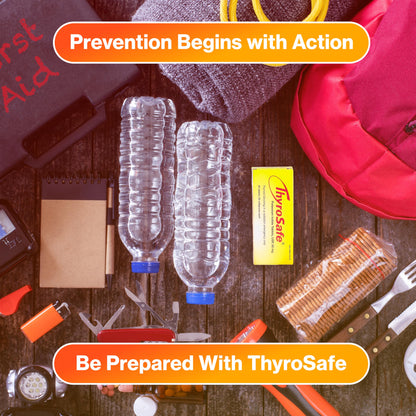 65mg Potassium Iodide Tablets (20 Pack) - Protects Your Thyroid from Nuclear Radiation Exposure