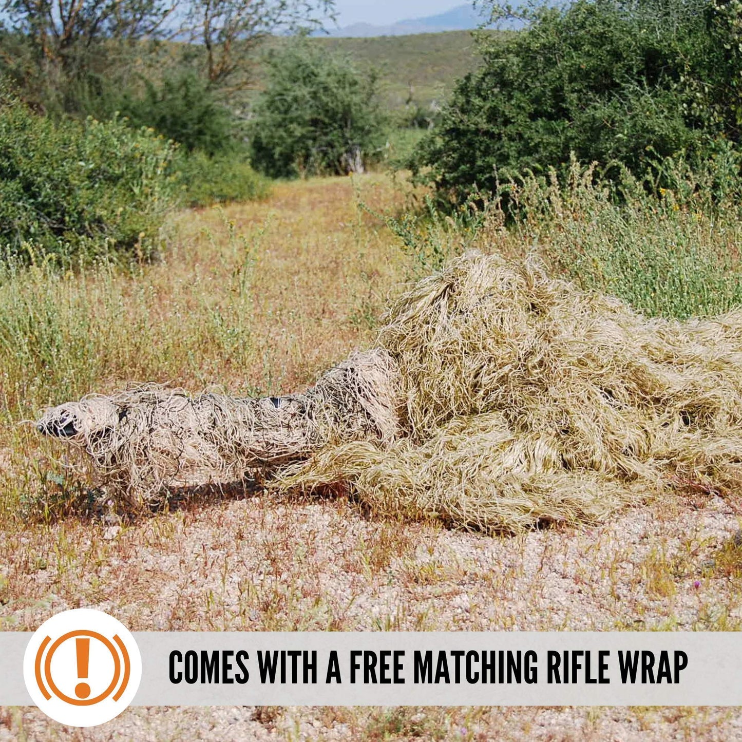 Arcturus Ghost Ghillie Suit | Ultra-Dense Design | Superior Camo Coverage for Hunters, Military, Snipers, Airsoft & Paintball