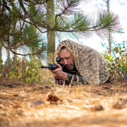 Arcturus Sniper Veil | Tactical Scarf to Camouflage Your Neck, Face & Head | 100% Cotton - 48" x 40"