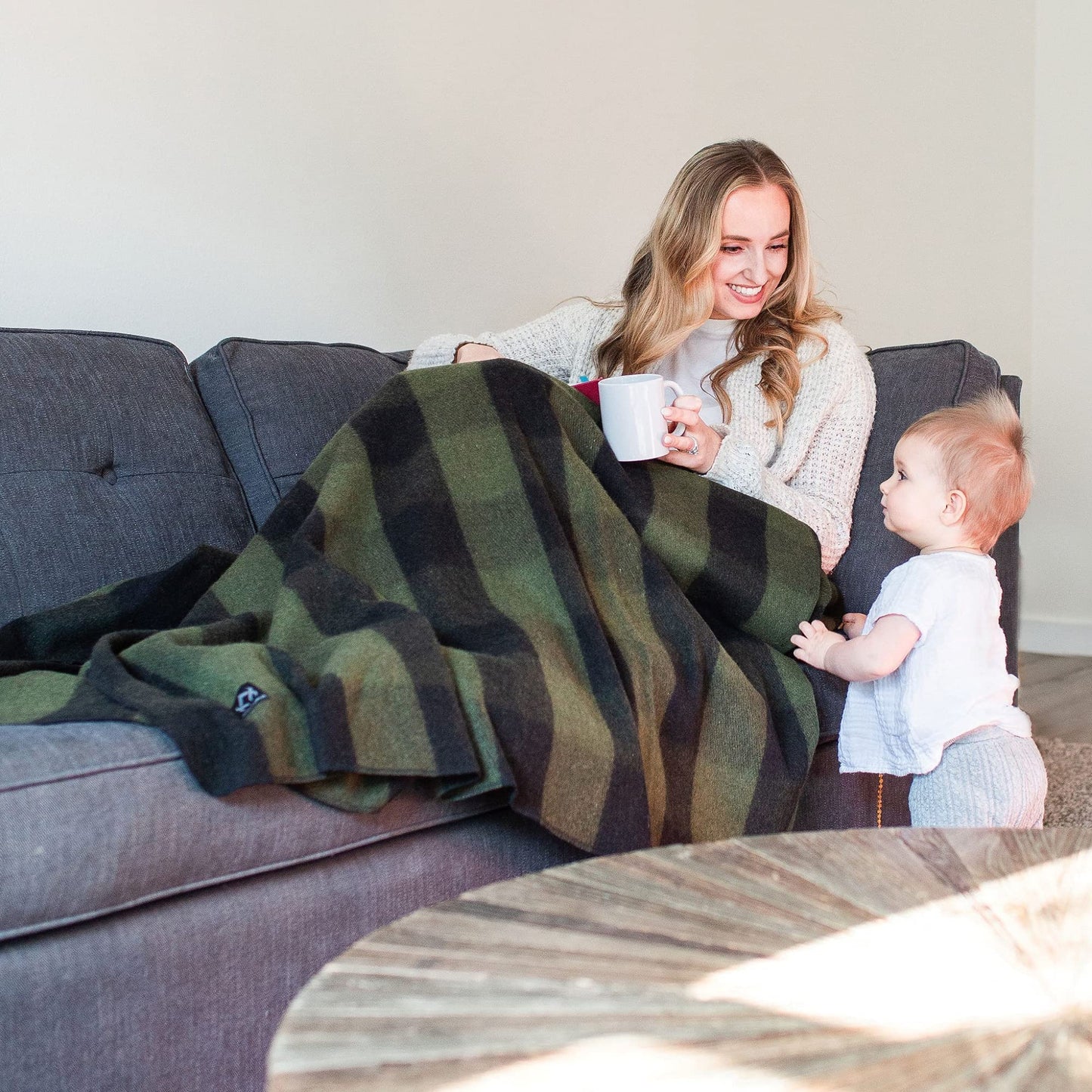 Arcturus Military Wool Blanket - Warm, Thick, Washable - Great for Outdoors, Camping, Stadium Blanket, Picnics, Travel - Car & Bushcraft Survival Kits