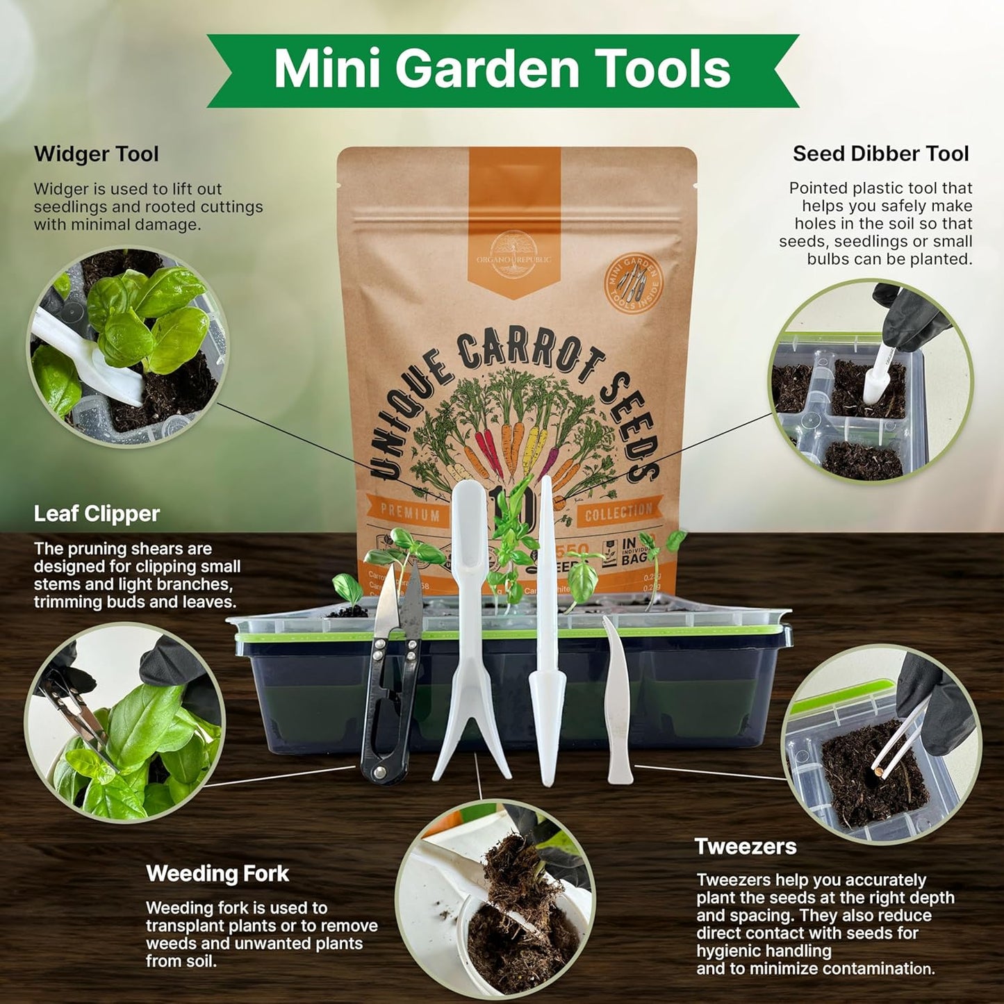 Organo Republic 8 Onion Seeds Variety Pack Heirloom, Non-GMO, Sets for Indoors, Outdoors Gardening. 2200+ Seeds: Walla Walla, Green Onion, Red Burgundy, White & Yellow Sweet Spanish Onions