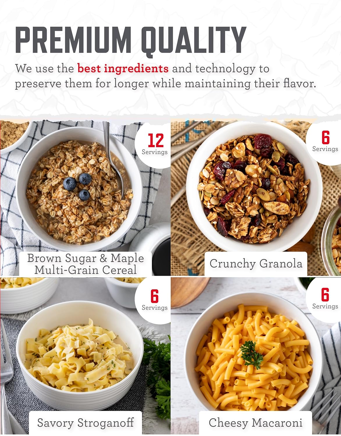 ReadyWise 7 Day Emergency Food Supply – 60 Servings Grab Bag, Camping Essentials, Freeze Dried Survival Food Kit & Dehydrated Meals, Prepper Bug Out Bag & Hurricane Supplies, up to 25 Year Shelf Life