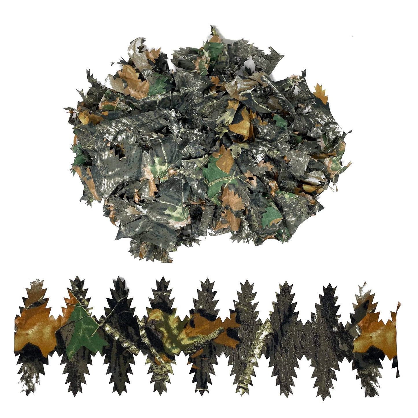 Arcturus 3D Loose Leaf Bundle - 50 Laser-Cut Leaf Strips for 3D Camouflage | Great for Hunting Blinds, Rifle Wraps & DIY Ghillie Suits