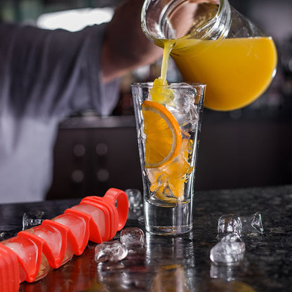Creative Ice Cube Mold: 10 - Grid Pull - out Bar, Silicone, for Home Bars/Kitchens