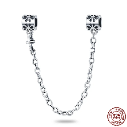 S925 sterling silver pendant with beads suitable for Pan family bead bracelets