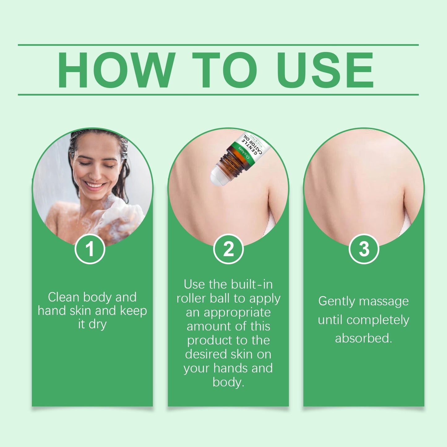 Castor Oil Ball Oil Daily Gently Moisturizes Skin All Over The Body To Relieve Dry Body Care Oil